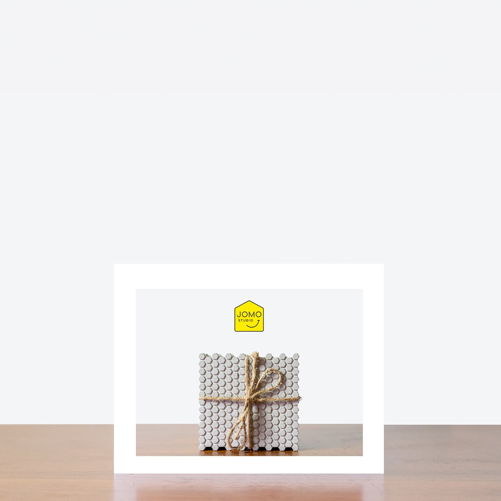 Concrete Coaster Workshop Print at Home Gift Card - JOMO Studio