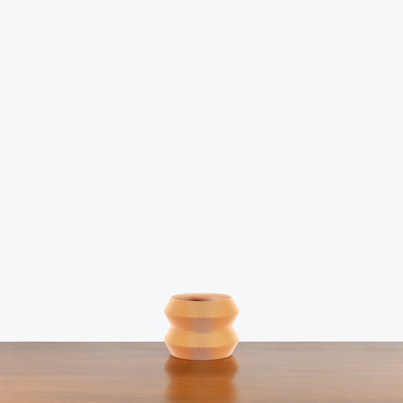 Geo Planter - 3D Printed Planter - House Plants Delivery Toronto - JOMO Studio #color_peach