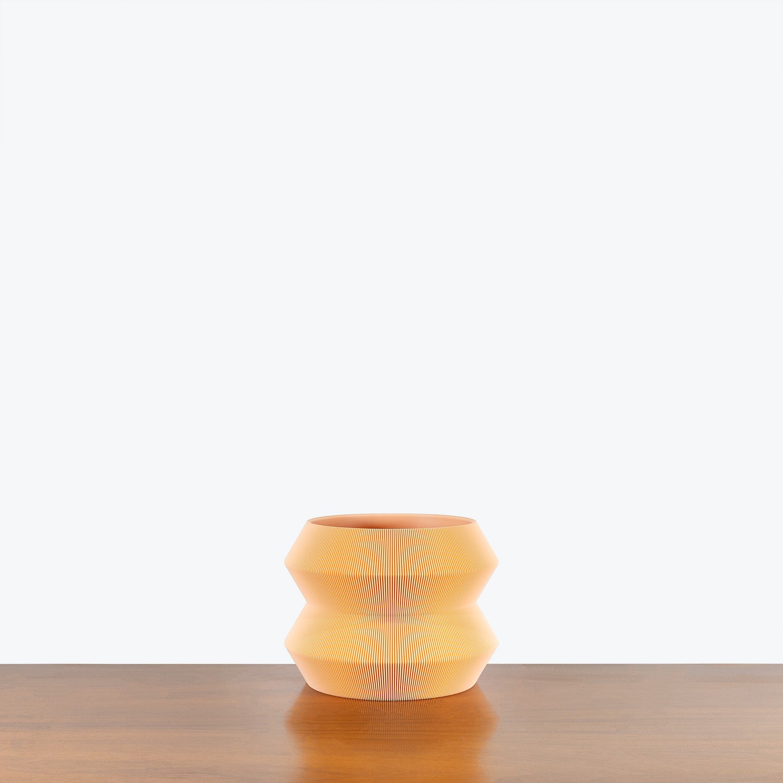 Geo Planter - 3D Printed Planter - House Plants Delivery Toronto - JOMO Studio #color_peach