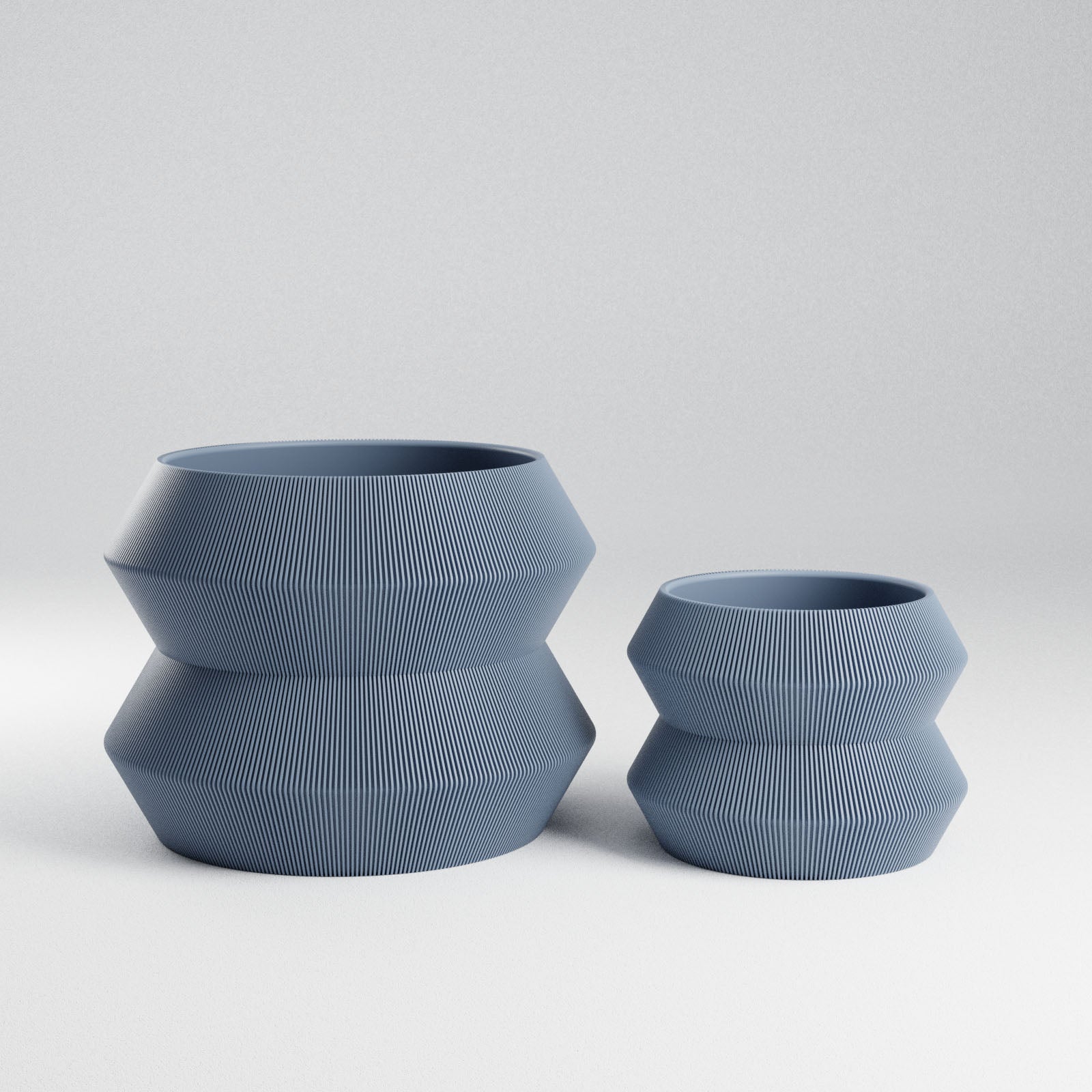 Geo Planter - 3D Printed Planter - House Plants Delivery Toronto - JOMO Studio #color_grey