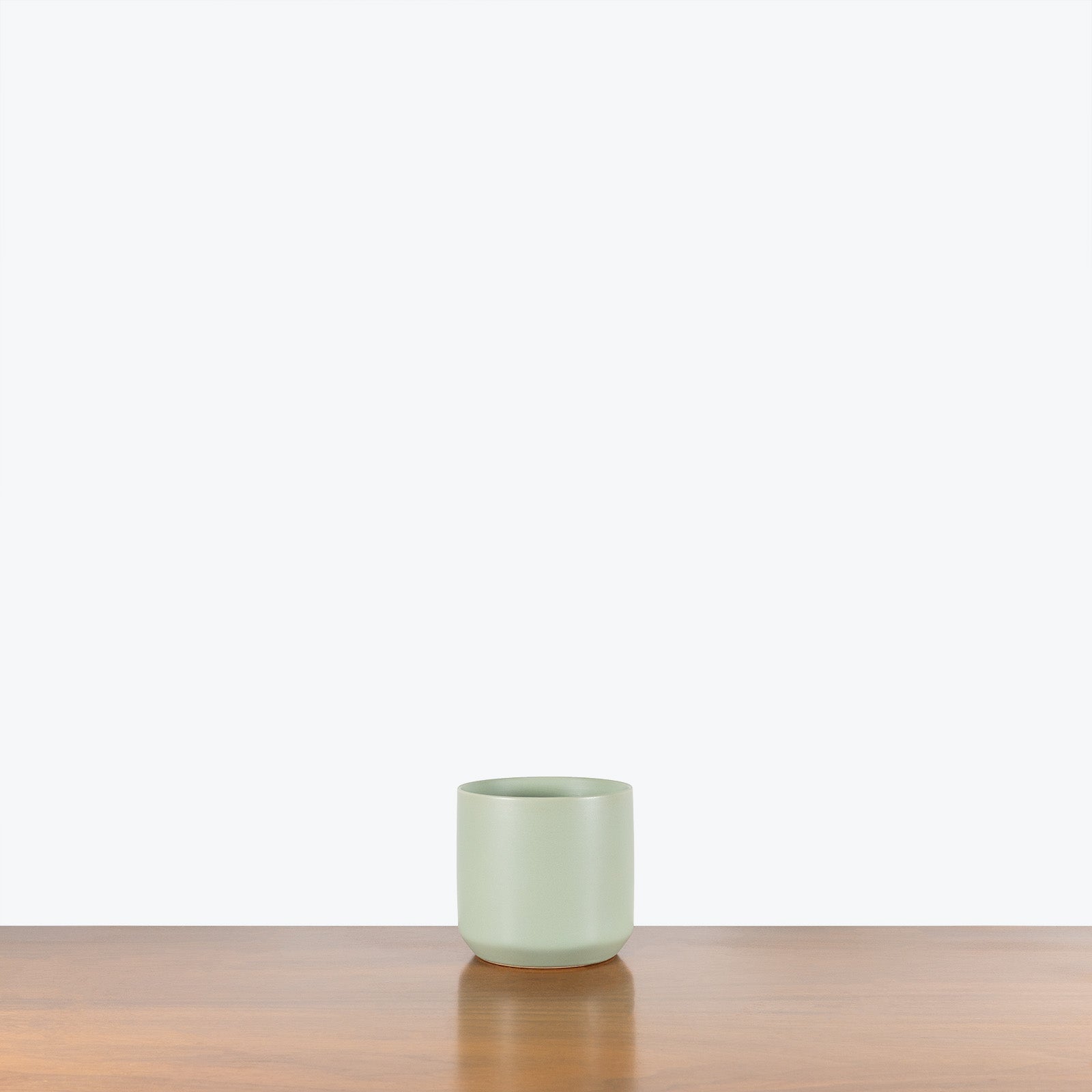 Modern Green Ceramic Planter - House Plants Delivery Toronto - JOMO Studio