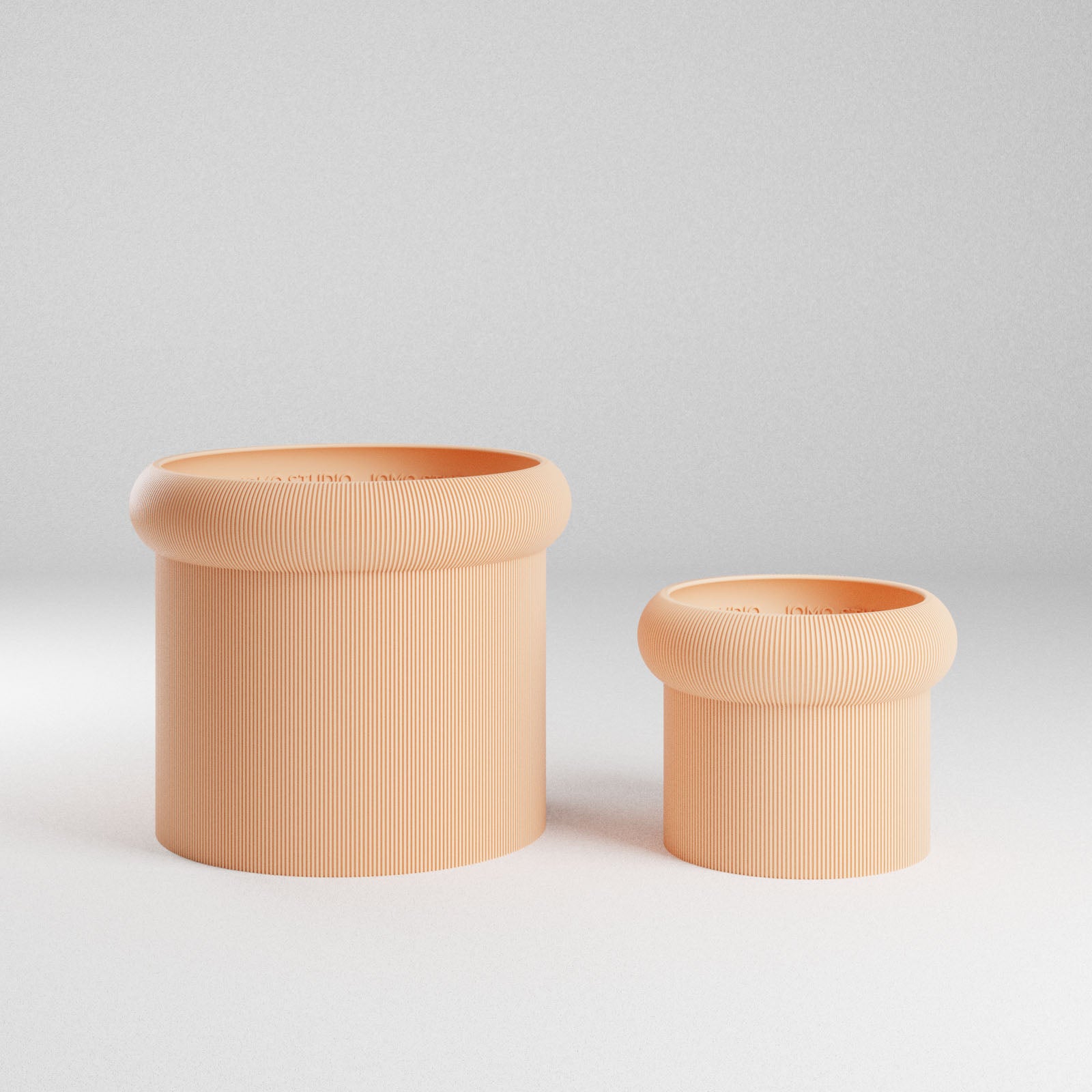 Mushroom Planter - 3D Printed Planter - House Plants Delivery Toronto - JOMO Studio #color_peach