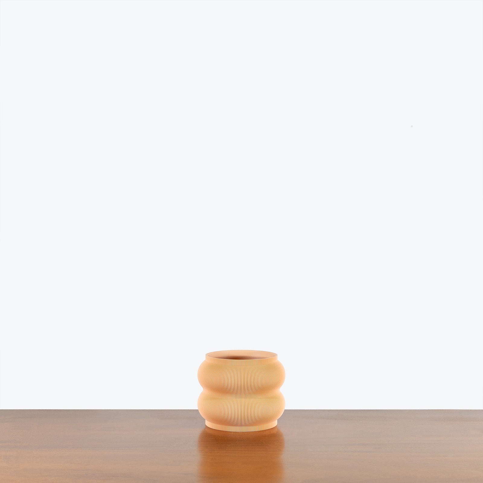 Peanut Planter - 3D Printed Planter - House Plants Delivery Toronto - JOMO Studio #color_peach