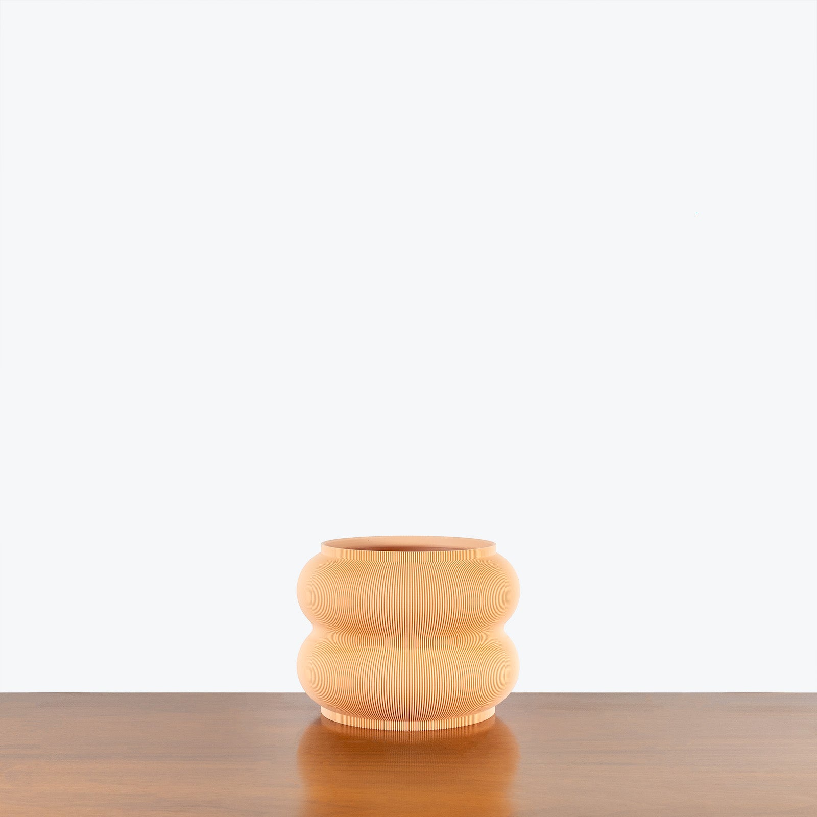 Peanut Planter - 3D Printed Planter - House Plants Delivery Toronto - JOMO Studio #color_peach