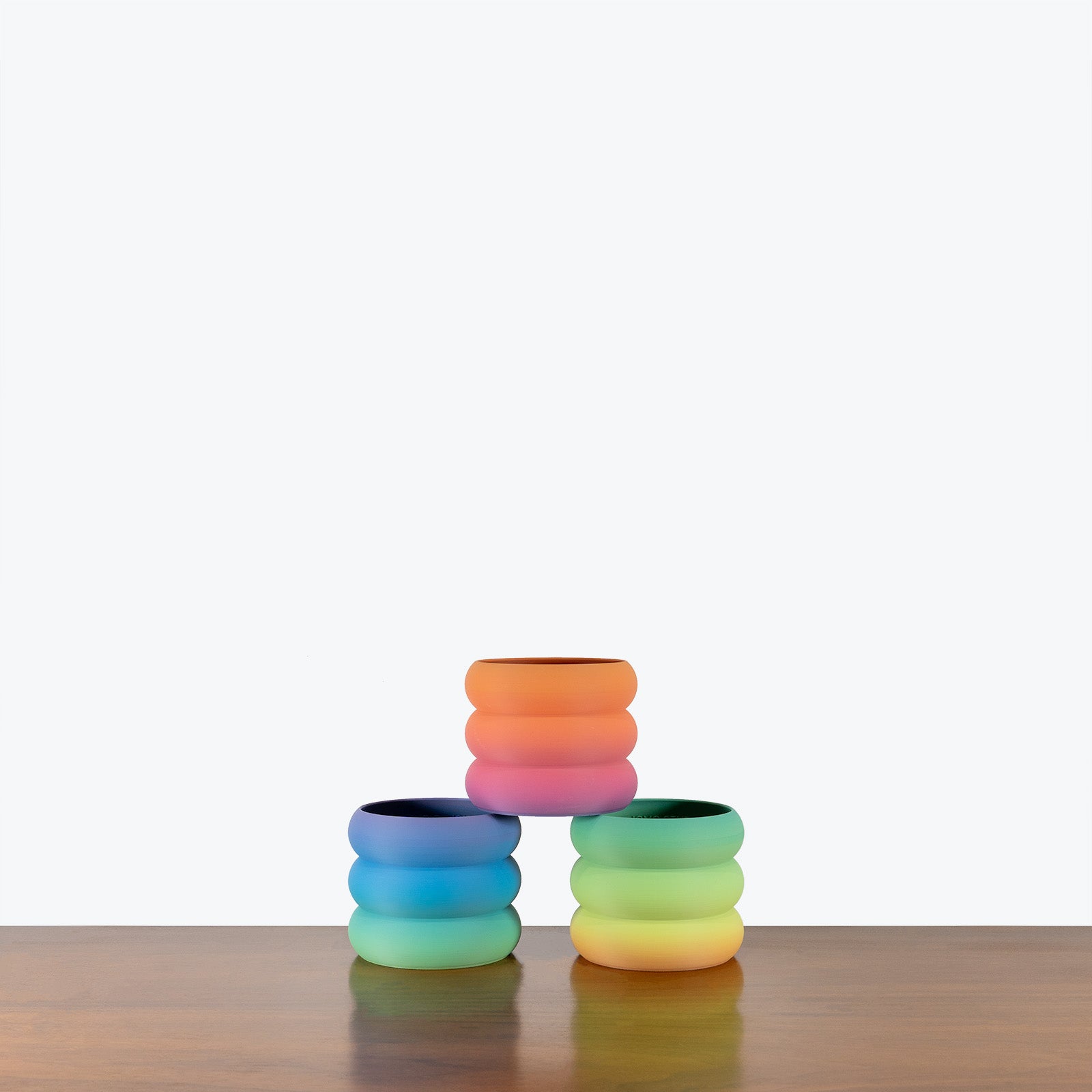 Rainbow Planter - Pride Collection - 3D Printed Planter - Toronto's Online Plant Store - Delivering Across Canada - JOMO Studio