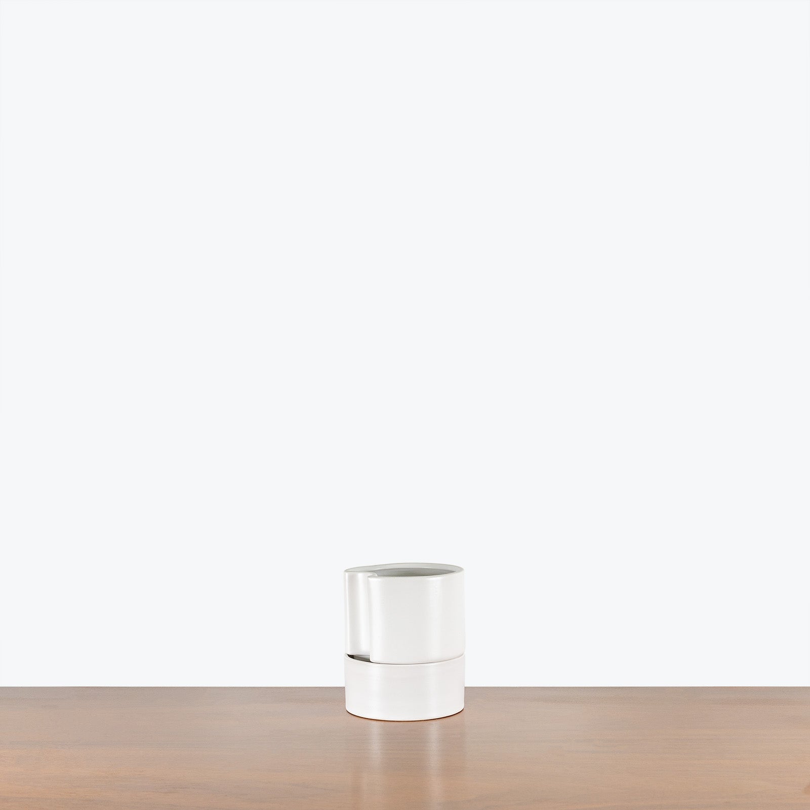 White Self Watering Planter - House Plants Delivery Toronto - JOMO Studio