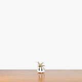 Air Plant with Holder — White
