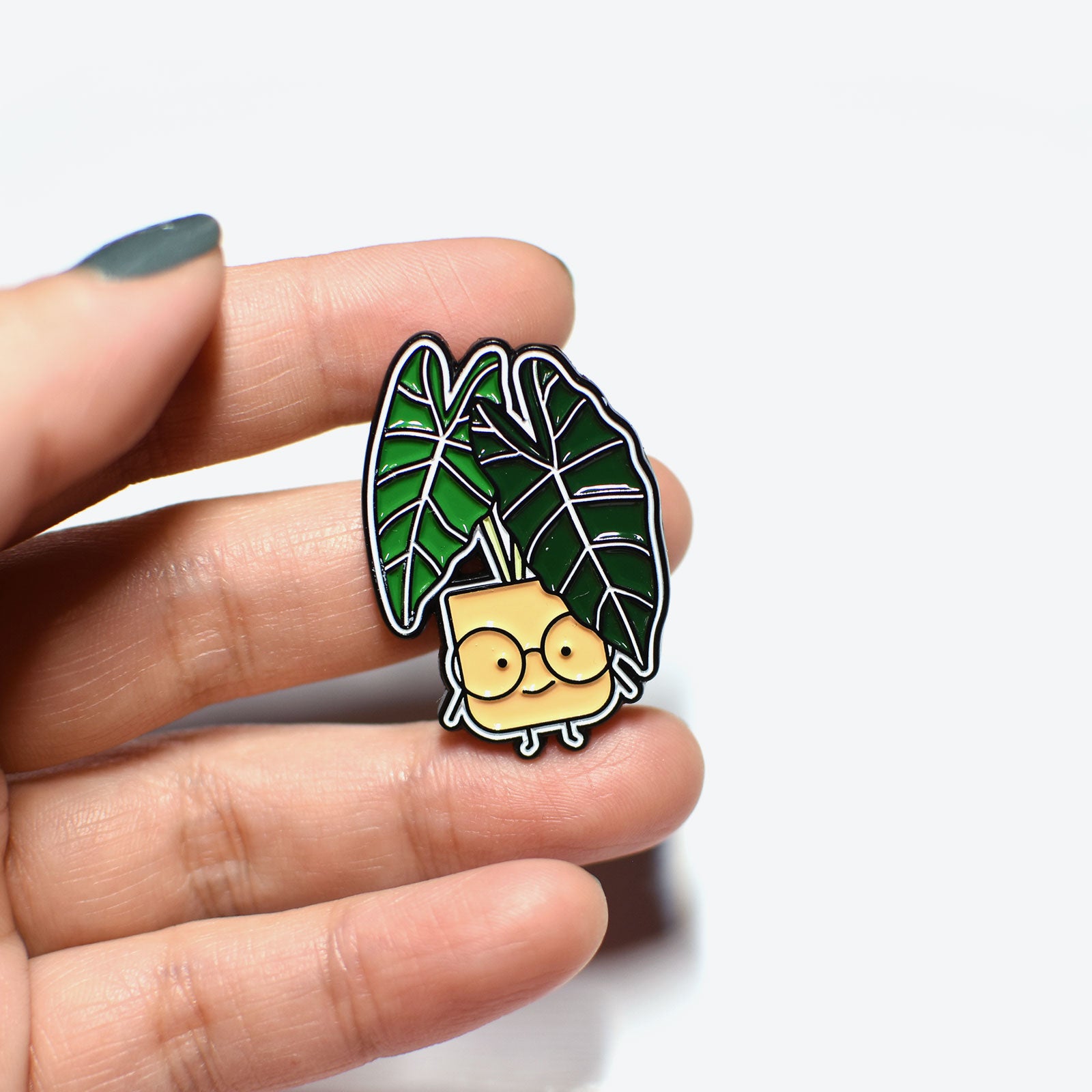 Alocasia Soft Enamel Pin - Home by Faith - House Plants Delivery Toronto - JOMO Studio