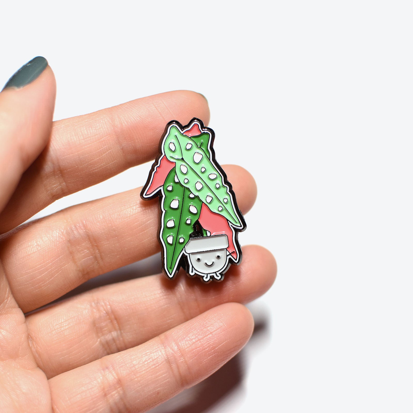 Begonia Soft Enamel Pin - Home by Faith - House Plants Delivery Toronto - JOMO Studio