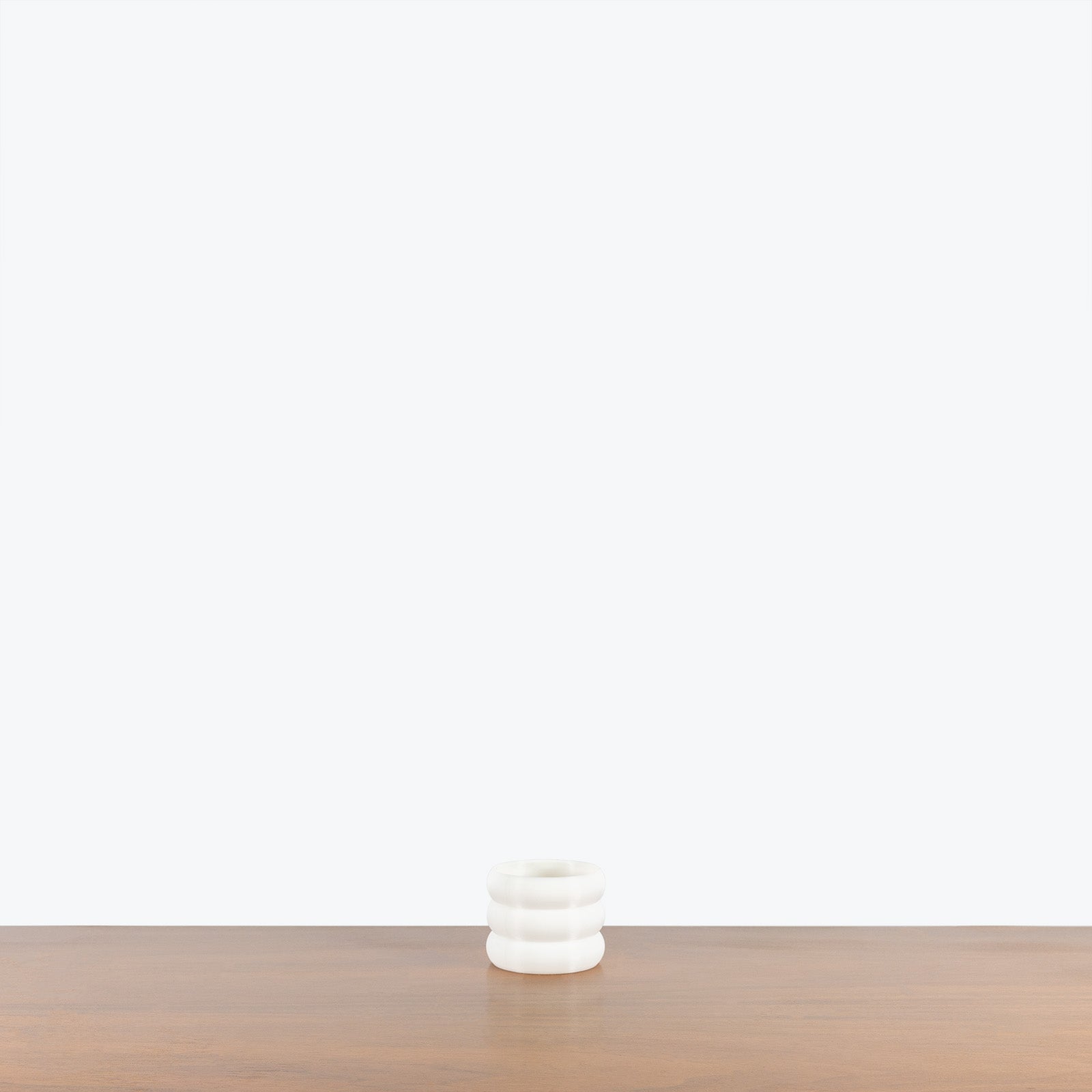 White Donut Planter - 3D Printed Planter - Toronto's Online Plant Store - Delivering Across Canada - JOMO Studio #color_white