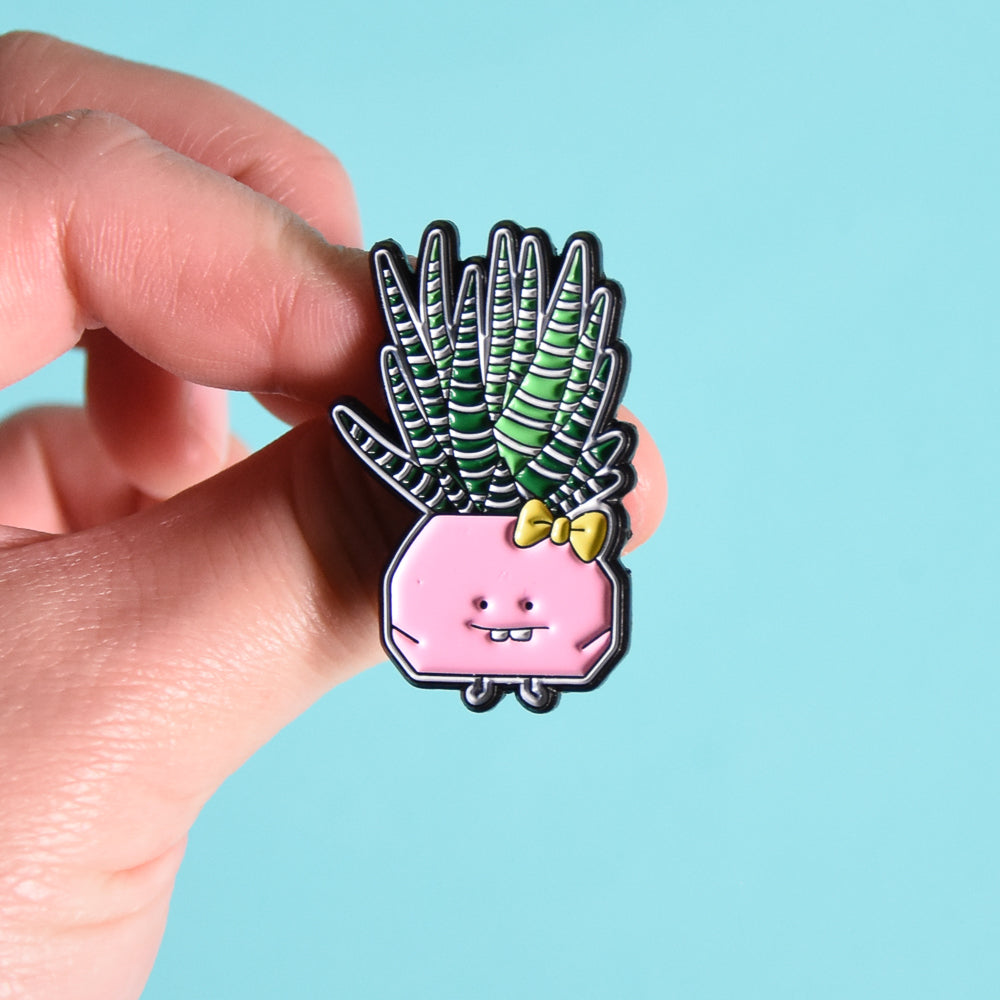 Haworthia Soft Enamel Pin - Home by Faith - House Plants Delivery Toronto - JOMO Studio