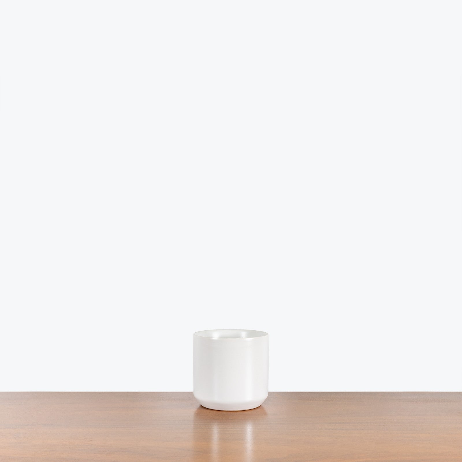 Modern White Ceramic Planter - House Plants Delivery Toronto - JOMO Studio