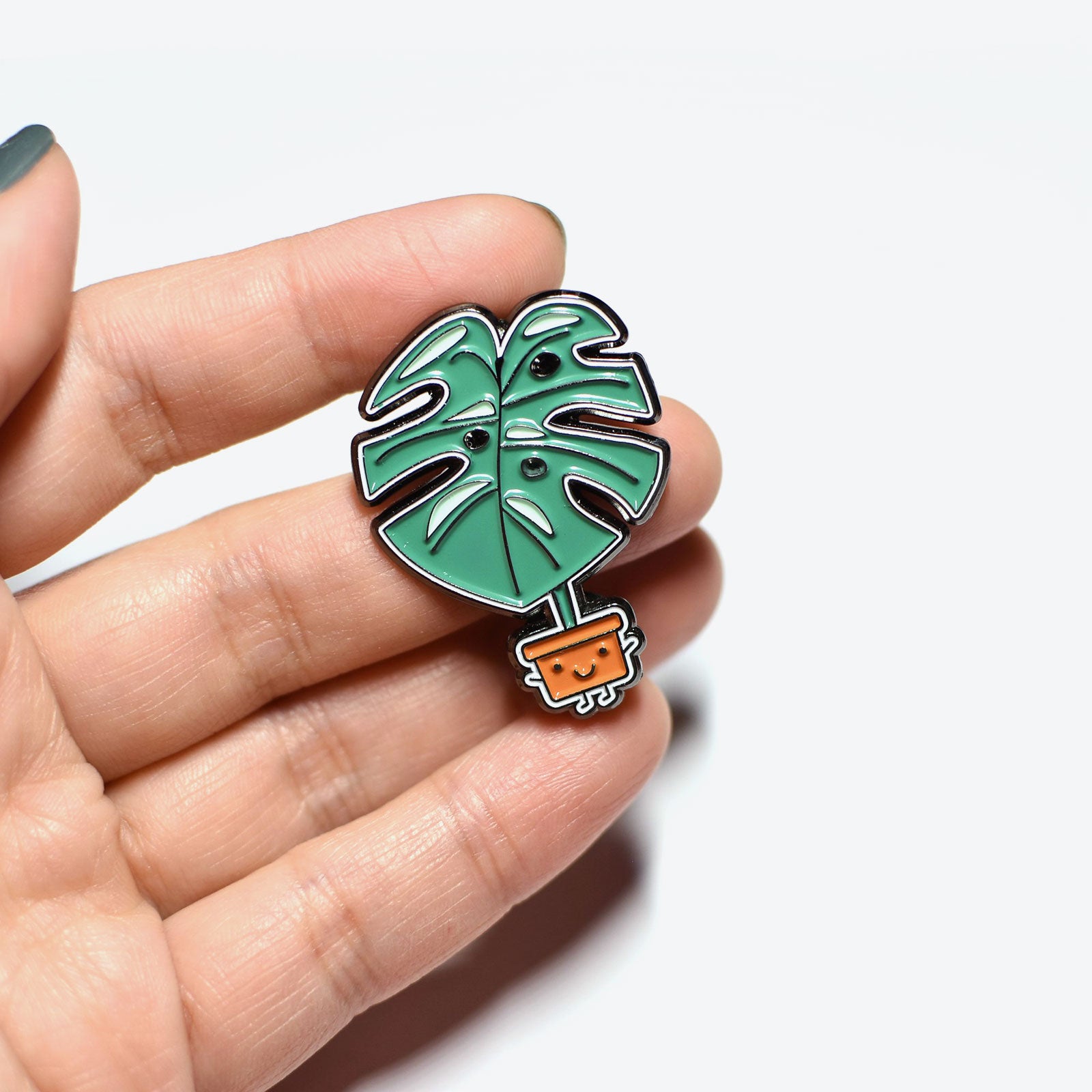 Monstera Soft Enamel Pin - Home by Faith - House Plants Delivery Toronto - JOMO Studio