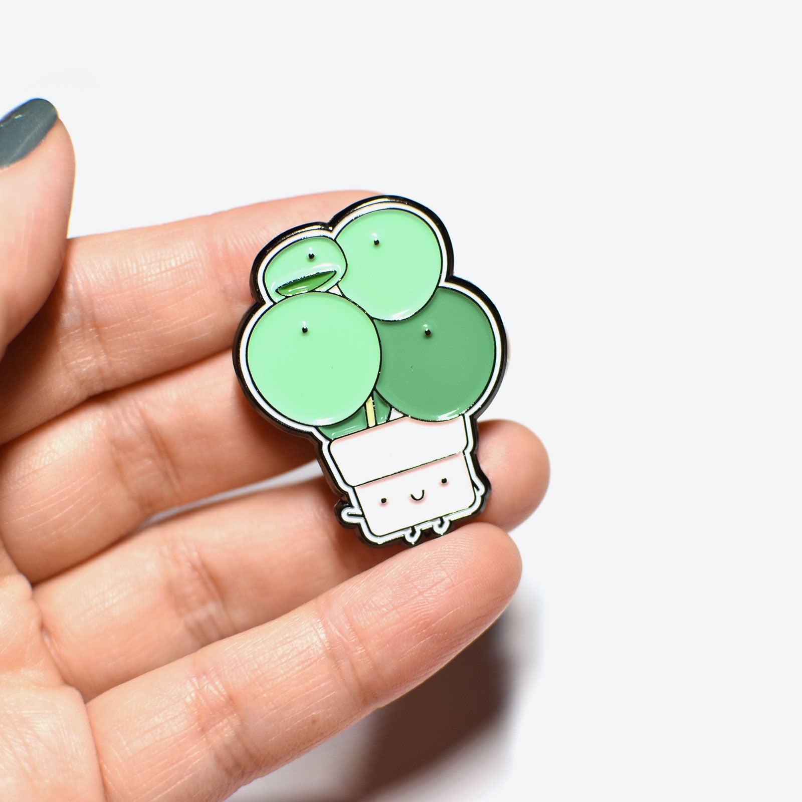 Pilea Soft Enamel Pin - Home by Faith - House Plants Delivery Toronto - JOMO Studio