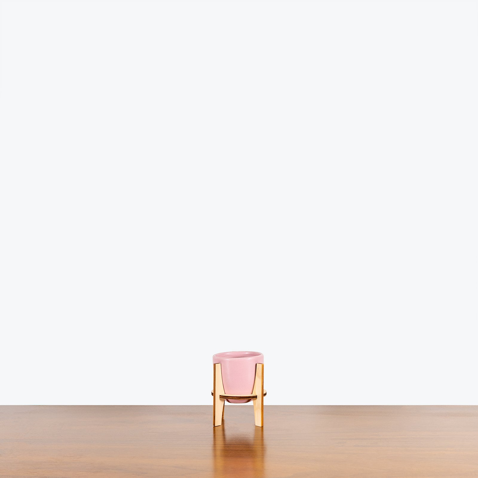 Pink Planter with Stand - House Plants Delivery Toronto - JOMO Studio