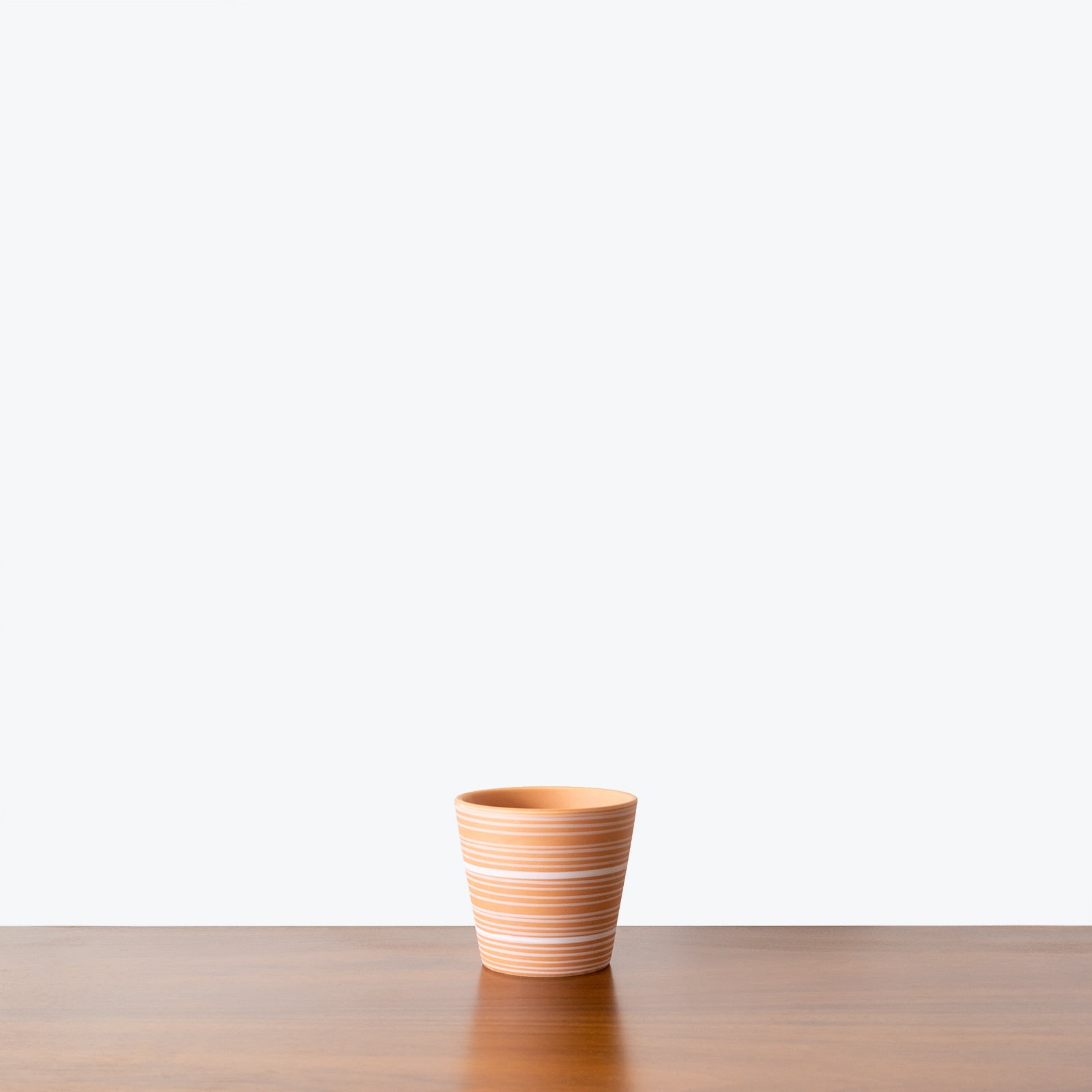 Striped Clay Planter - House Plants Delivery Toronto - JOMO Studio