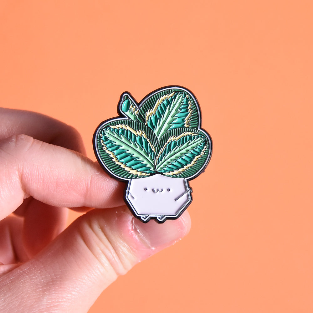 Calathea Medallion Soft Enamel Pin - Home by Faith - House Plants Delivery Toronto - JOMO Studio