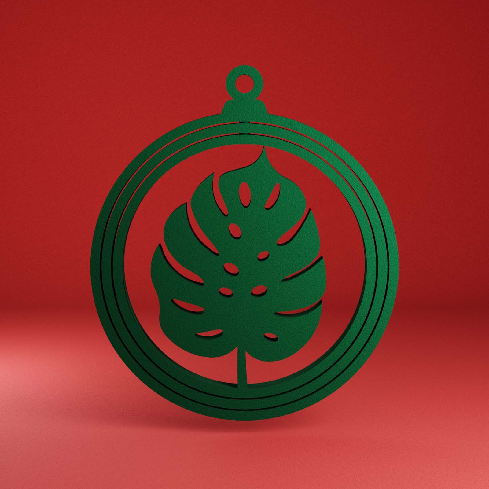 Gyroscopic Monstera Ornament | 3D Printed Plant Ornament | House Plants Delivery Toronto Canada