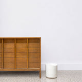 Modern White Ceramic Planter — Large - Fit 8" Pot