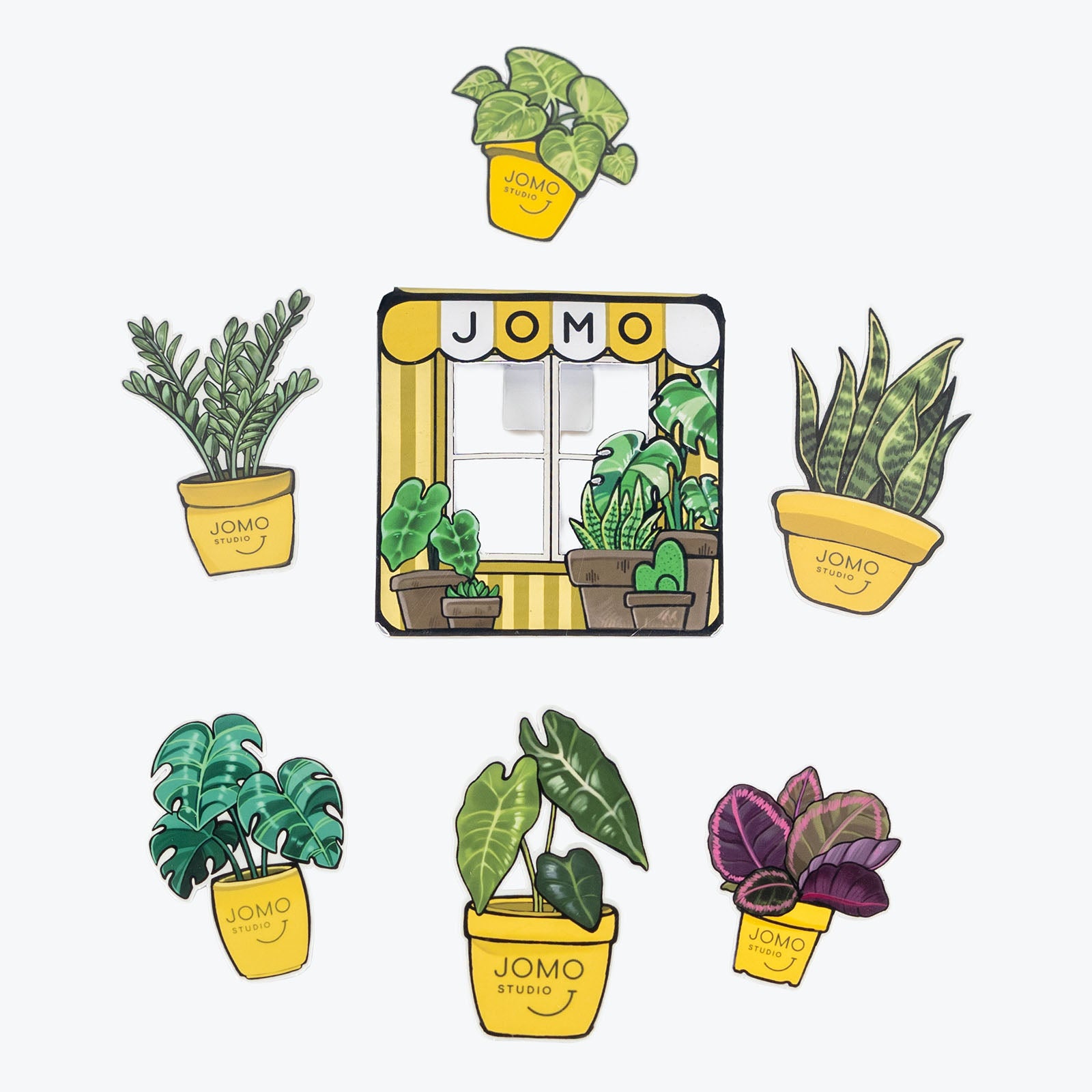 Plant Shop Sticker Pack | JOMO Original - House Plants Delivery Toronto - JOMO Studio