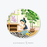 Plant Zodiac Magnet — Taurus