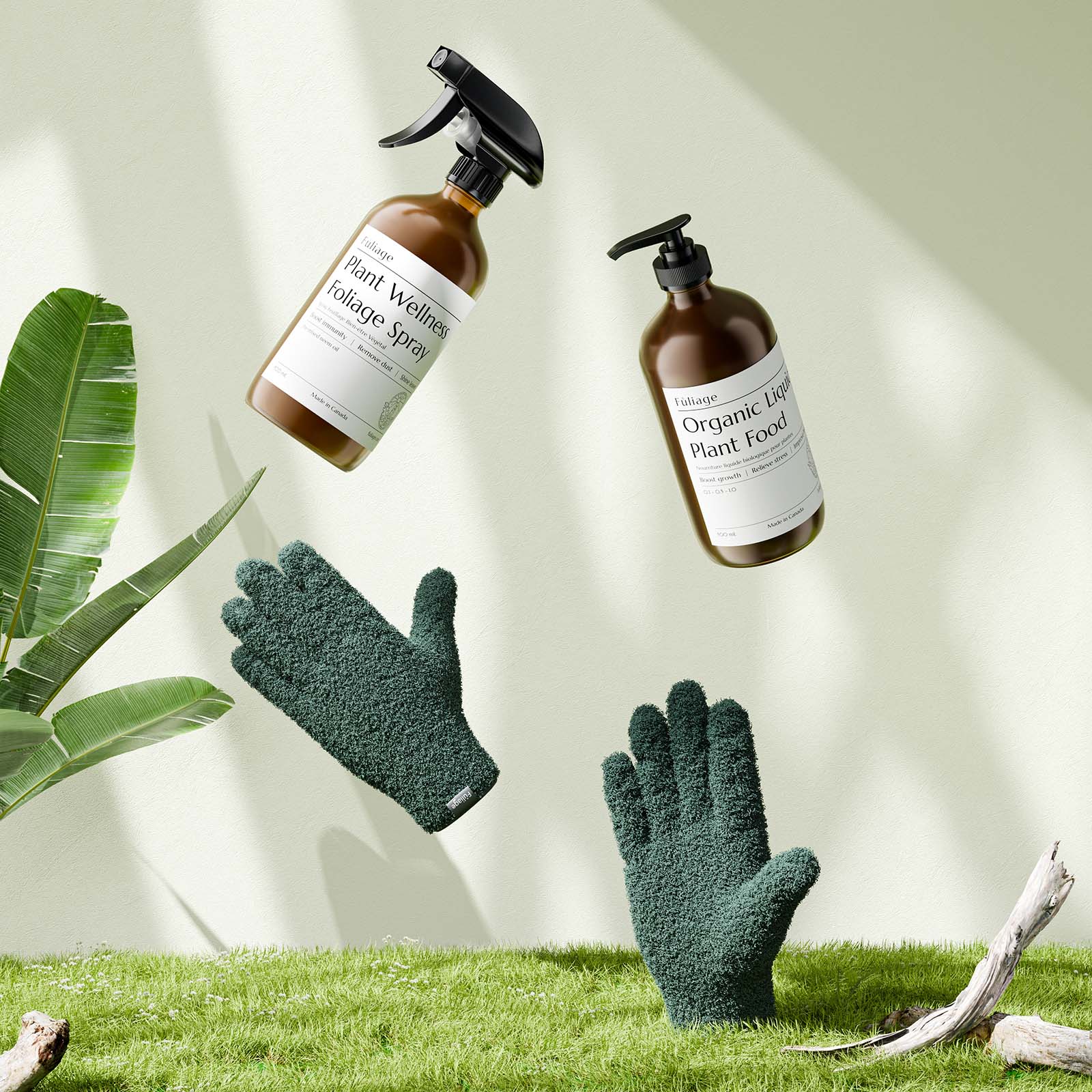 Fuliage | Organic Liquid Plant Food | Plant Wellness Foliage Spray | Plant Dusting Gloves - House Plants Delivery Toronto - JOMO Studio