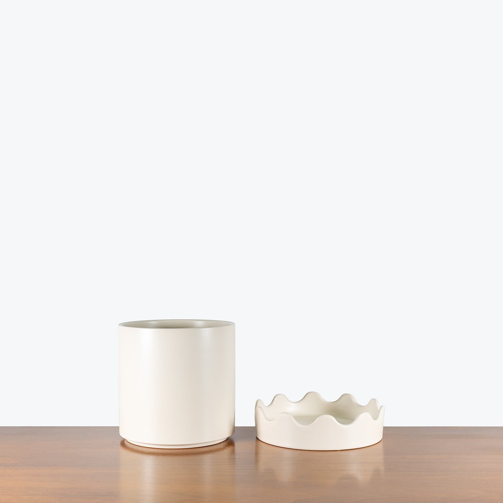 Waveform Ceramic Planter - House Plants Delivery Toronto - JOMO Studio