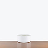 White Ceramic Bonsai Bowl — Large - Fit 8" Pot