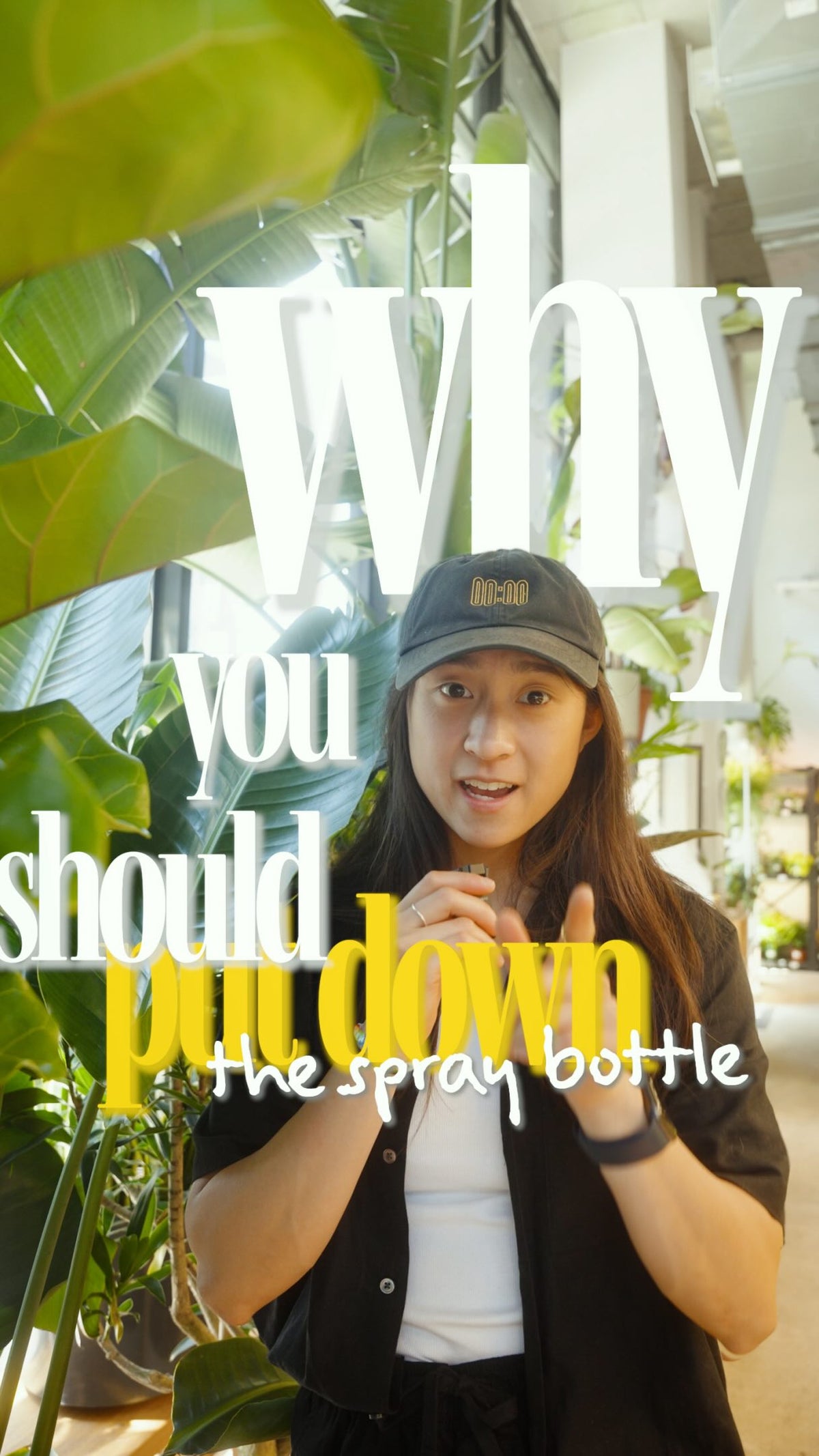 Put the spray bottle down 💧🌿

When AC season hits, the air gets dry — and plants feel it with crispy, dry leaf edges. The natural instinct is to mist them. But here’s the thing: misting doesn’t actually increase humidity like you might think.

Humidity is water vapour in the air, not droplets on a leaf that evaporate in seconds. And for some plants, constantly wet foliage can actually cause fungal problems, bacterial spotting, and crown rot.

What actually works:
💨 A humidifier near your plants — actuall