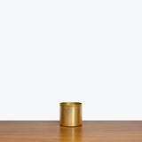 Golden Metal Planter — Small - Fit 4” Pot