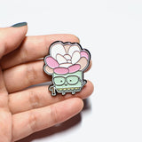 Soft Enamel Pin — Succulent Granny