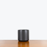 Modern Black Ceramic Planter — Medium - Fit 6" Pot